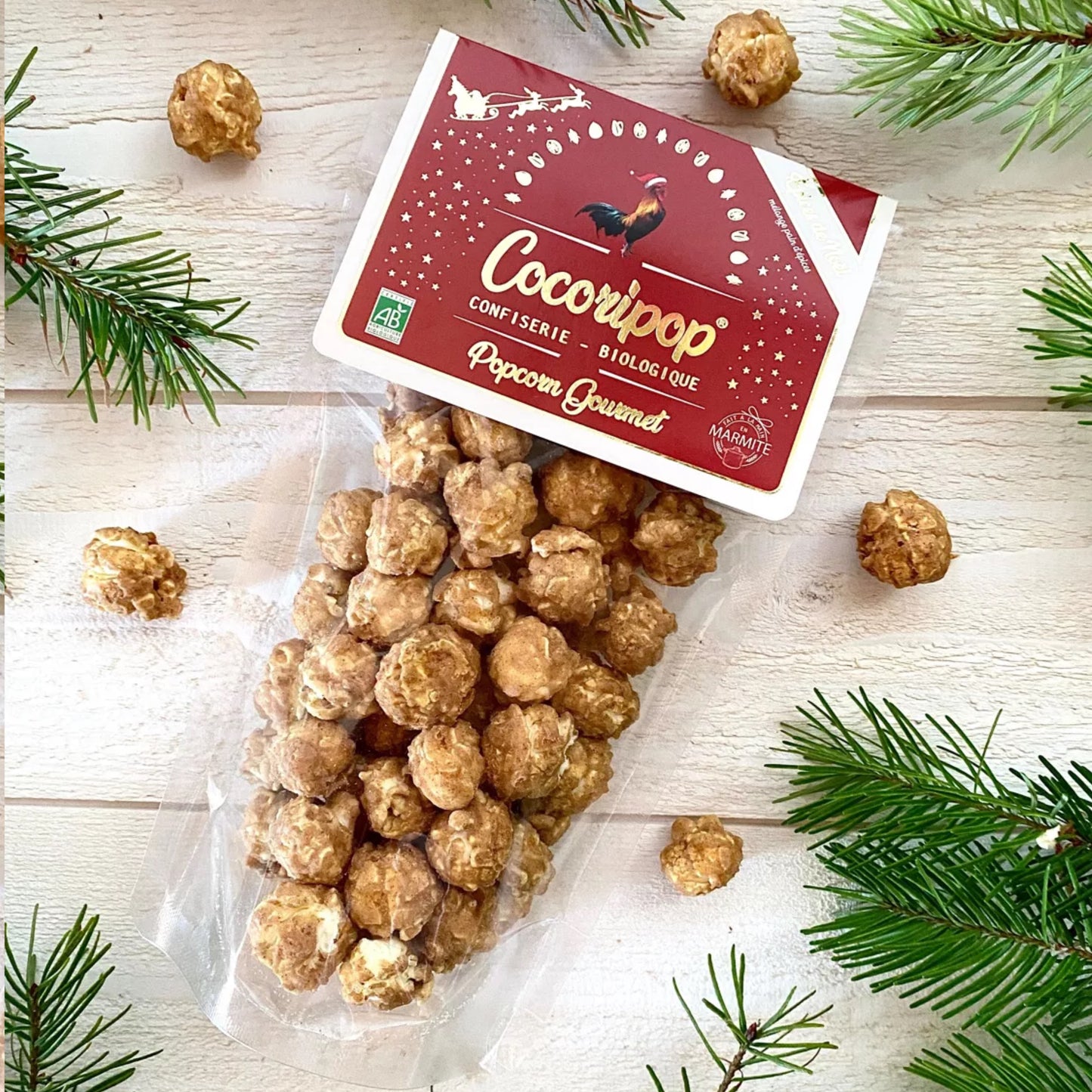 Croquant, parfume et prepare artisanalement : notre popcorn aux epices de Noel reveille vos papilles avec des saveurs authentiques et festives.