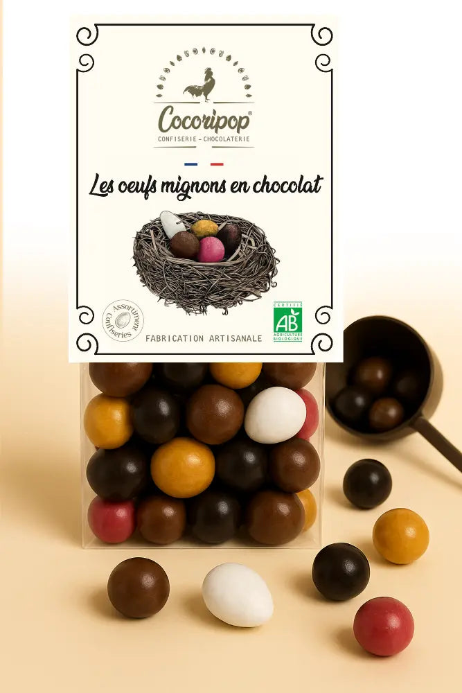 Les Oeufs Mignons en Chocolat Bio