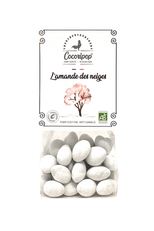 amande-des-neiges-chocolat-drageifie-bio-cocoripop made in france artisanal