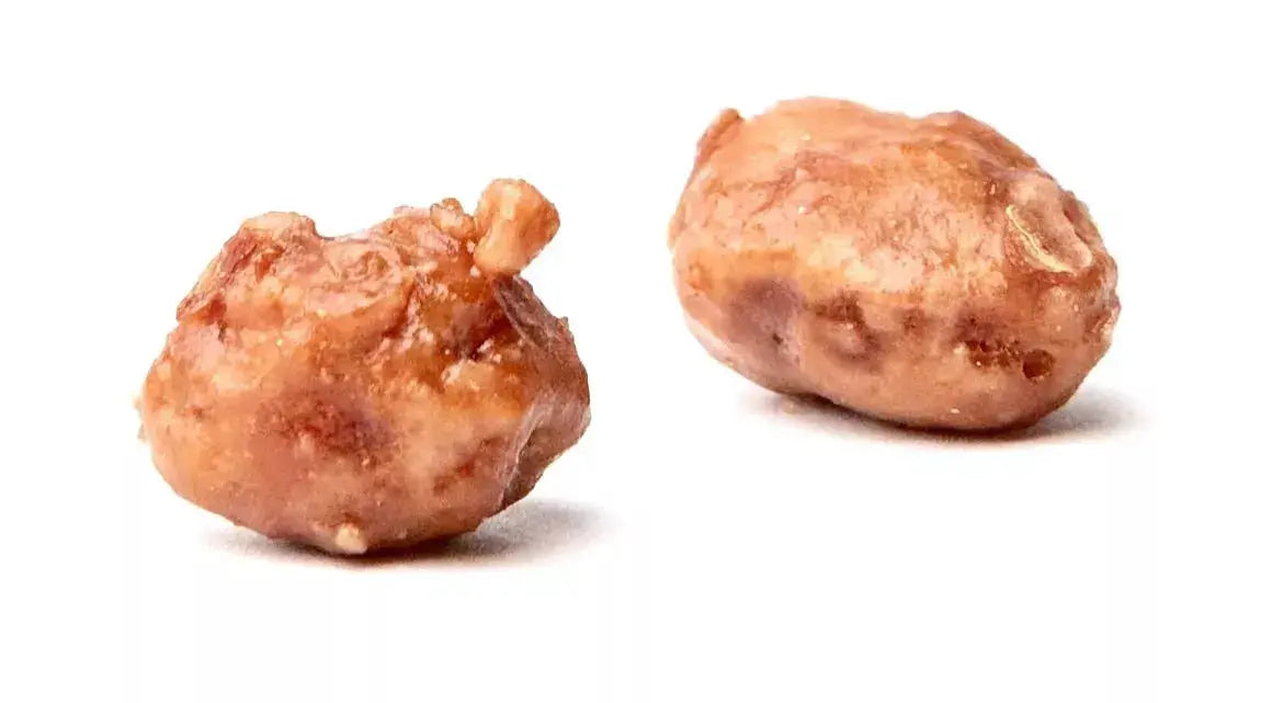 Pralines cacahuètes (Le Chouchou Bio), Cacahuètes croquantes enrobées de sucre blond caramélisé, une confiserie traditionnelle au goût intense. bio