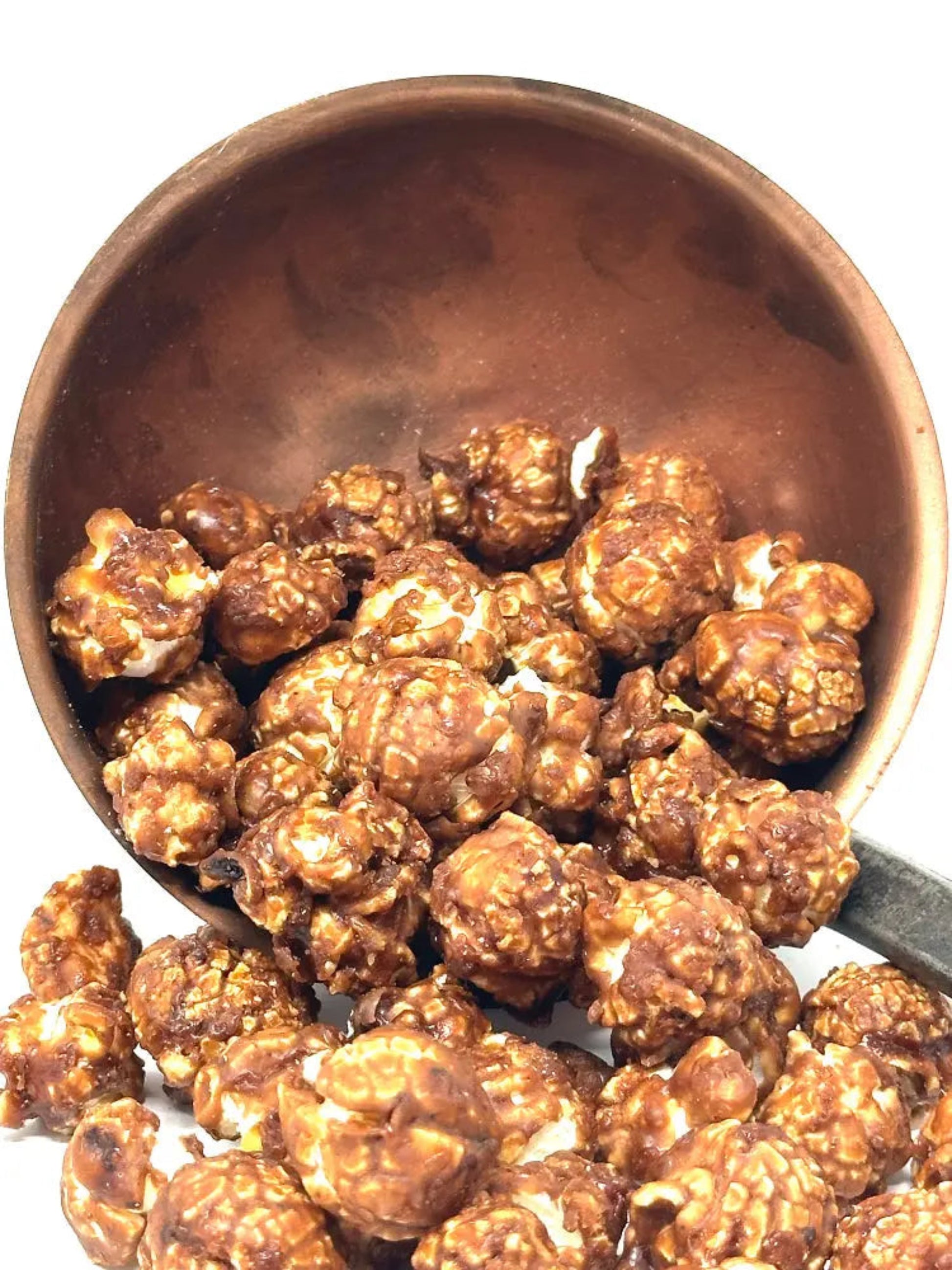 Popcorn gourmet au chocolat caramel bio en vrac artisanal et croustillant