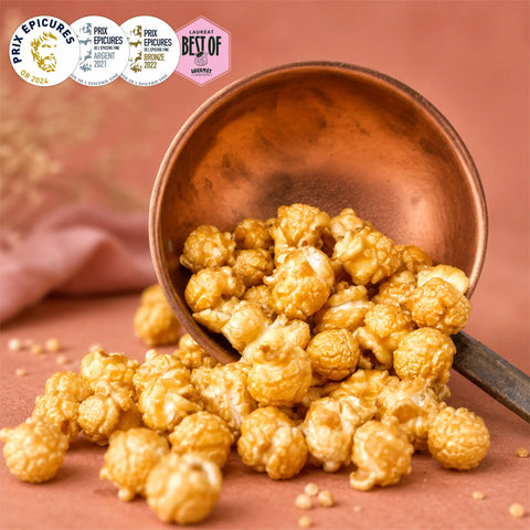 Popcorn Gourmet Bio en Vrac Cocoripop, popcorn artisanal français soufflé à l'air chaud et enrobé à la main près de Bourges