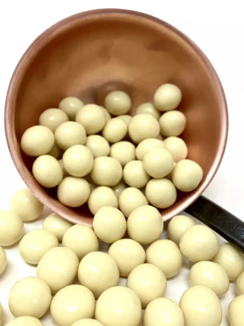 Billes de maïs enrobées de chocolat blanc Bio en Vrac 