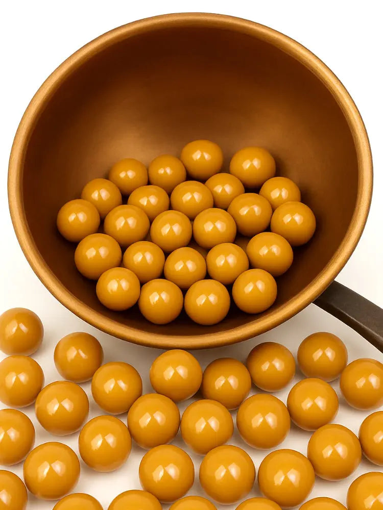 Billes de maïs enrobées de chocolat blond caramélisé Bio en Vrac