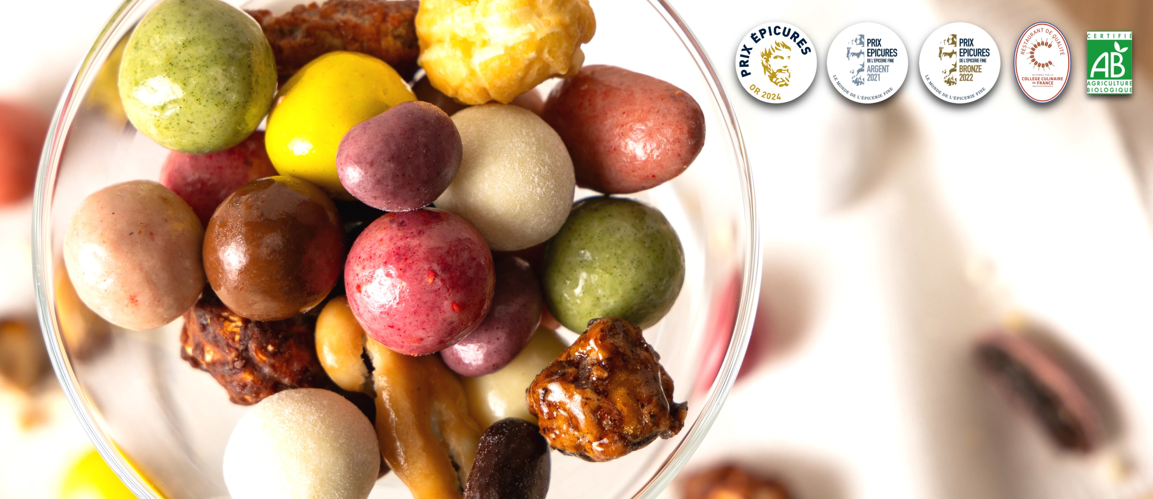 Cocoripop Confiserie Artisanale Bio mises en scène gourmand et gourmet