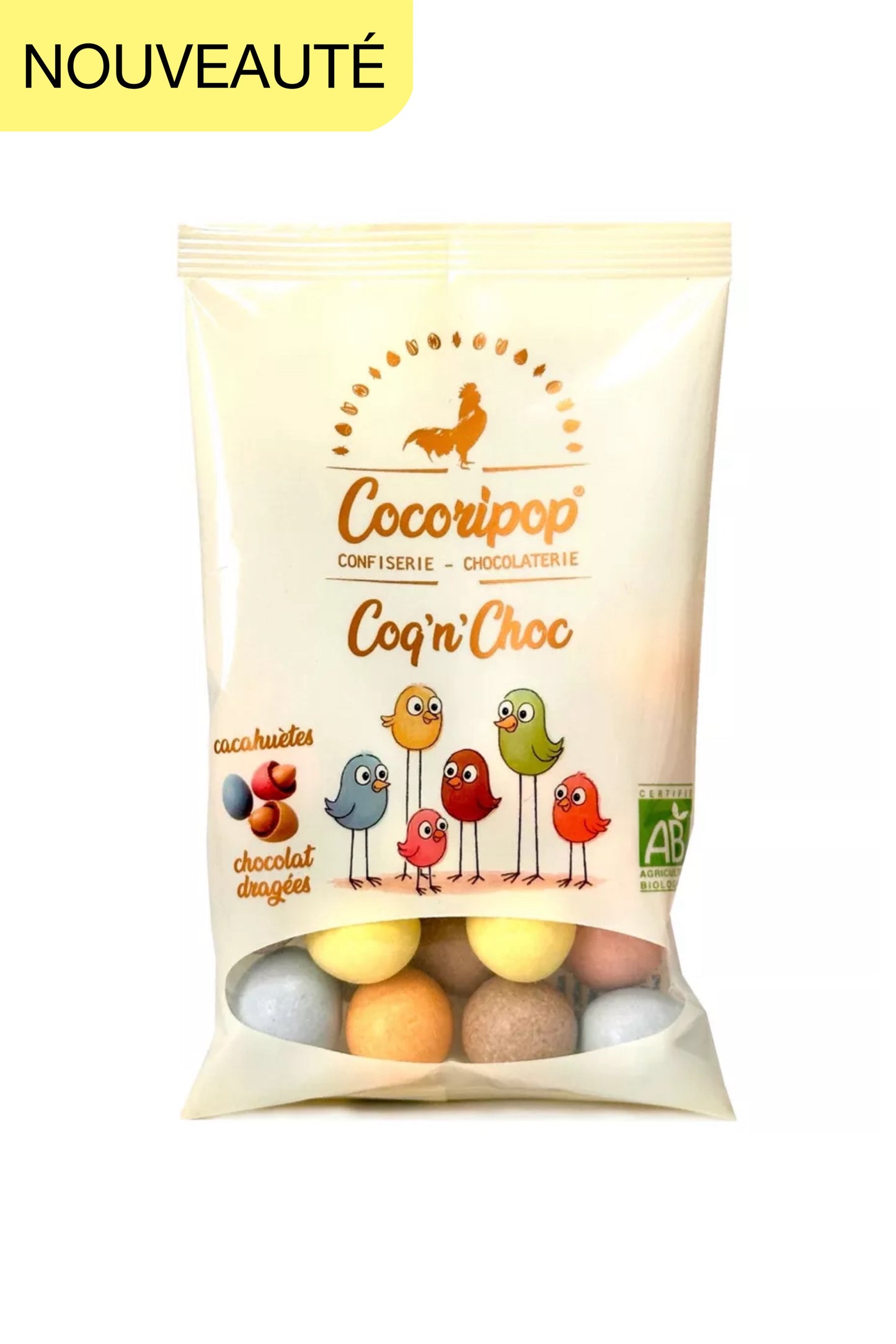 CoqnChoc snack chocolat bio a partager revisite artisanale francaise des M&Ms