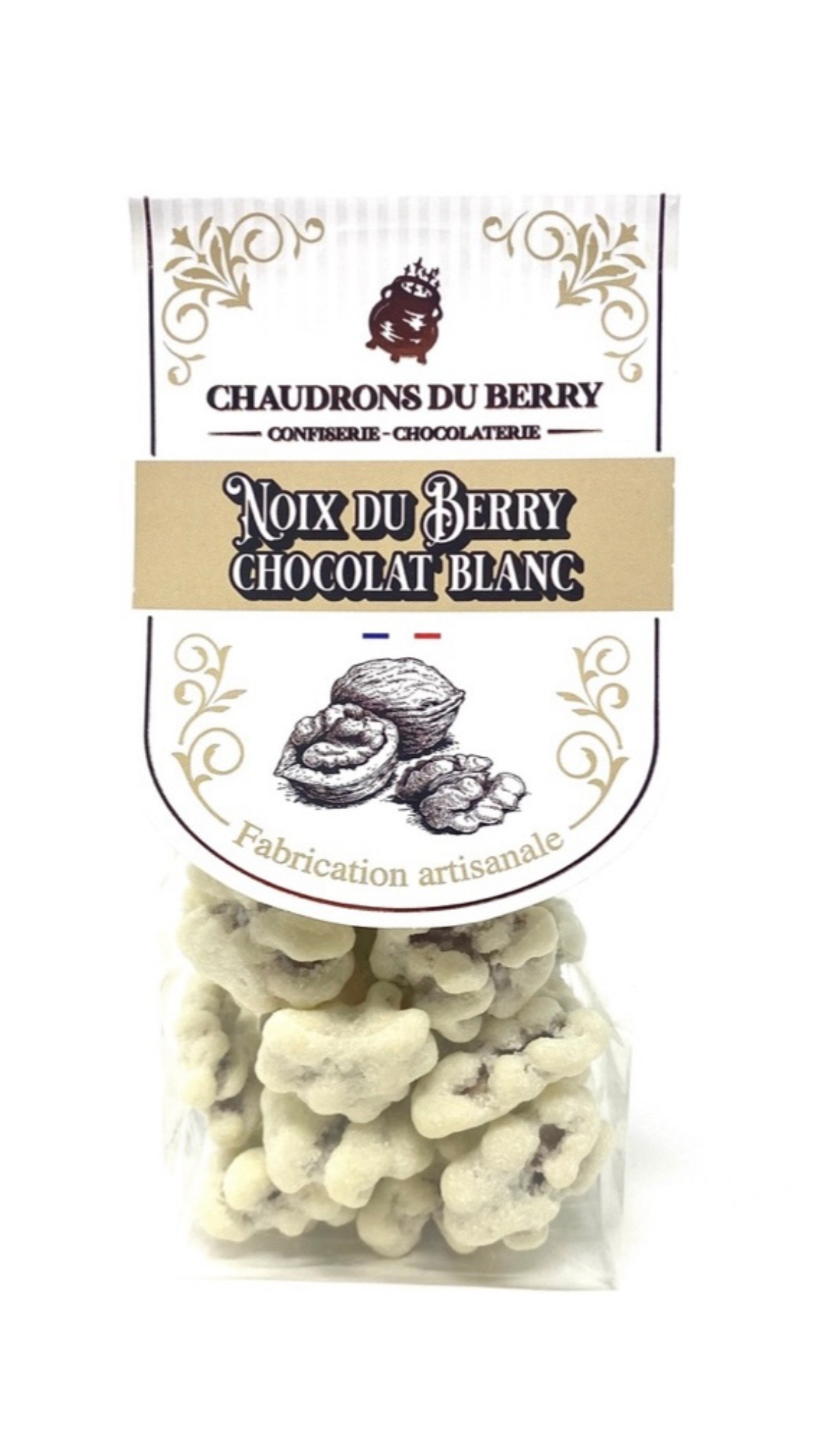 Noix du Berry au chocolat blanc