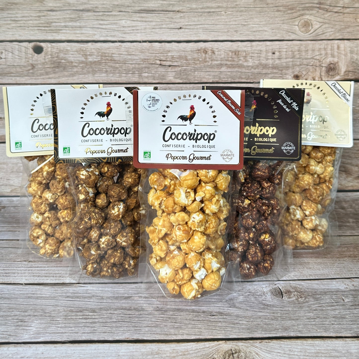 5 Sachets de Popcorn Gourmet