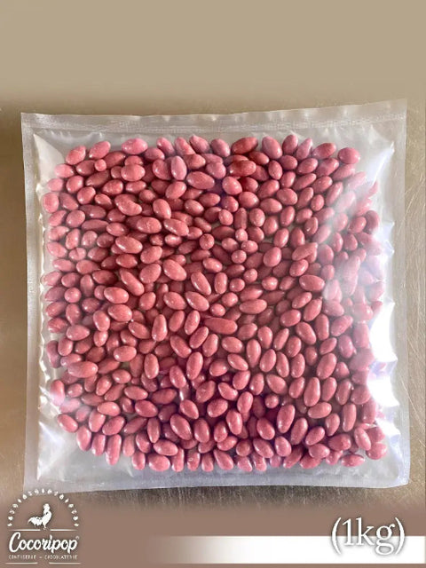 Les Amande Fraise Bio en Vrac cocoripop pochette 