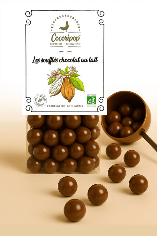 Les Soufflés Chocolat au Lait Bio