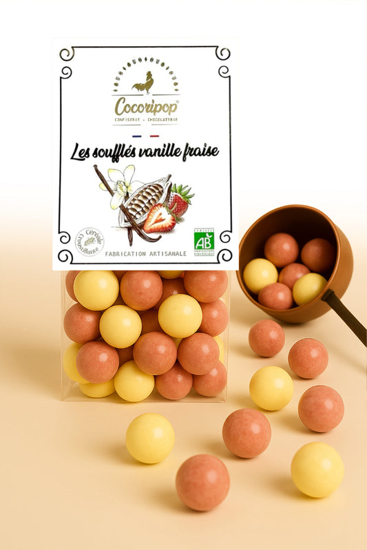 Les Soufflés Vanille Fraise Bio Ma boutique