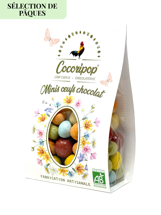 Minis oeufs au chocolat selection de Paques Cocoripop chocolats artisanaux francais confiserie gourmande idee cadeau Paques