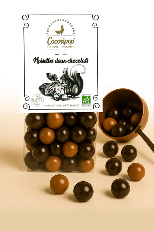 Noisettes Deux Chocolats Bio