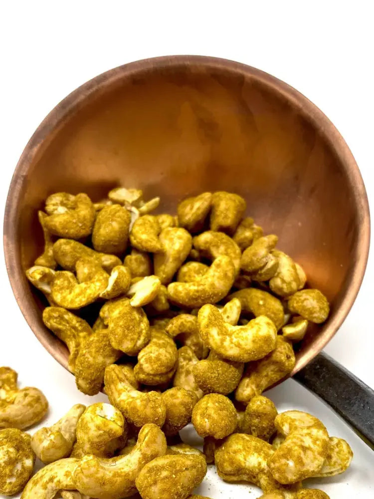 Noix de cajou grillées aux épices Indiennes Bio en vrac gourmand