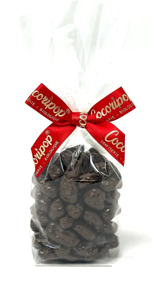 Noix de pécan enrobées de chocolat noir 