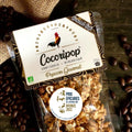 Popcorn caramel cafe artisanal francais bio Cocoripop Bourges detail texture croustillante caramel cafe