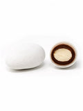 confiserie artisanale française composée d'une amande bio croquante recouverte d'un double enrobage de chocolats biologiques et d'une fine dragéification.