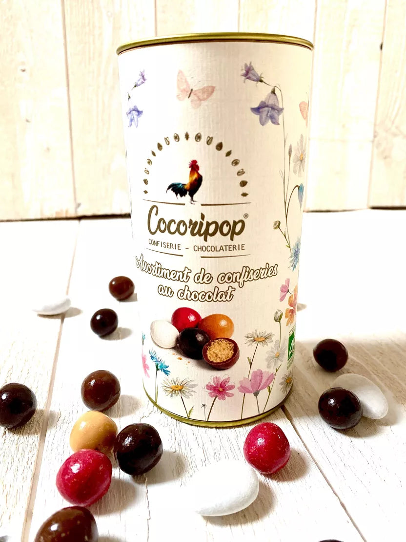 Assortiment confiseries chocolat bio fabrication francaise