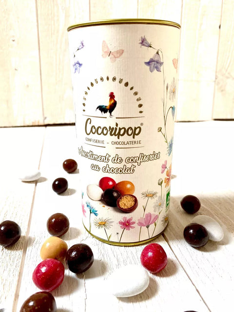 Assortiment confiseries chocolat bio fabrication francaise