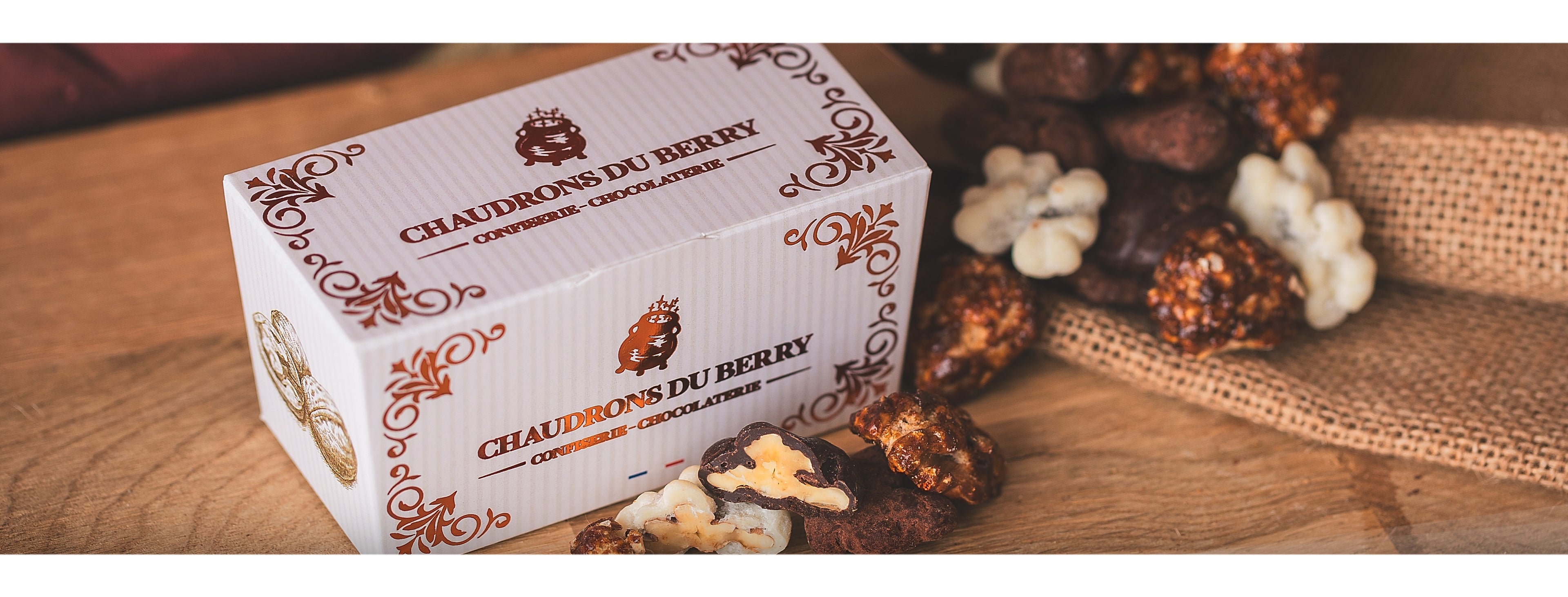 Ballotins Chaudron du Berry avec noix locales preparees artisanalement en France