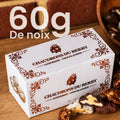 Ballotin 60 g de Noix du Berry au chocolat noir bio et chocolat au lait bio, fabriqué artisanalement près de Bourges dans le Berry par Cocoripop.