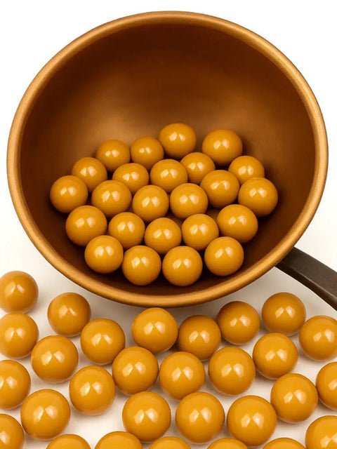 billes croustillantes enrobees de chocolat blond bio