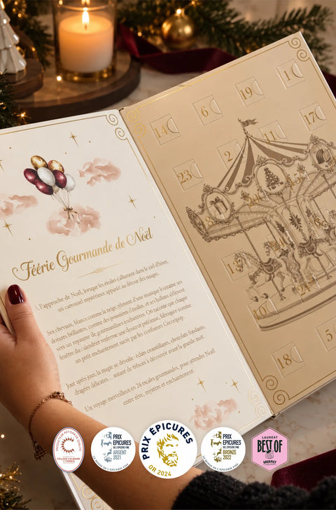 Calendrier de l’Avent confiserie et chocolat Cocoripop 2026 ouvert avec 24 surprises gourmandes