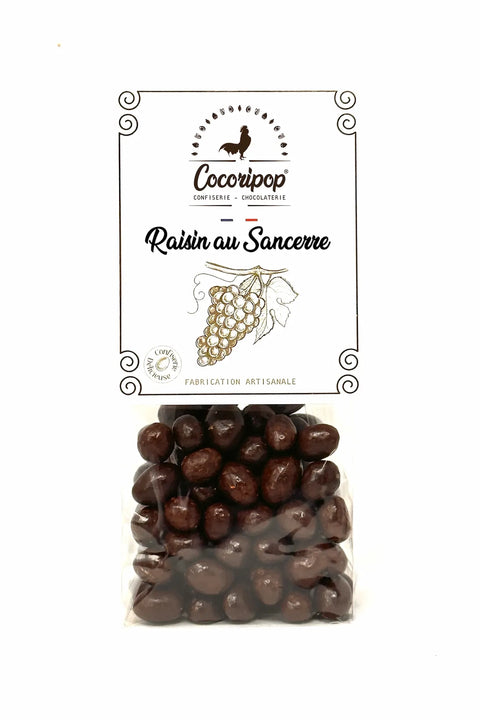 Confiserie artisanale francaise Cocoripop pres de Bourges avec chocolat noir bio fabrique artisanalement a Saint-Germain-du-Puy
