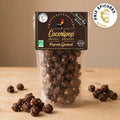 Popcorn Caramel au Beurre Salé Bio, Popcorn Chocolat Noir & Fleur de Sel Bio et Popcorn Caramel & Café Bio réunis dans un coffret gourmand fabriqué près de Bourges.