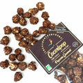 Popcorn gourmand français bio au chocolat noir et fleur de sel, élaboré avec un maïs cultivé à 10 km de Bourges par Cocoripop