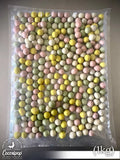 Confiserie bio française en vrac, noisettes torréfiées multicolores fabriquées artisanalement près de Bourges par Cocoripop