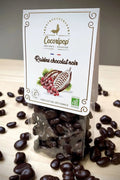 Cœur tendre de raisin sec bio enrobé de chocolat noir intense – gourmandise fondante et naturelle