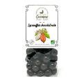 Soufflés chocolat noir, Billes croustillantes enrobées de chocolat noir intense, une explosion de saveurs corsées et croquantes. bio