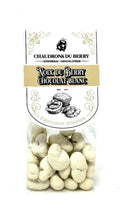 Noix du Berry bio enrobees de chocolat blanc fondant et onctueux