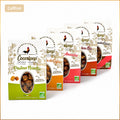 Pack Bio Dégustation Pralines Cocoripop composé de pralines aux cacahuètes, noisettes, amandes, amandes cacao et noix de cajou, assortiment artisanal bio fabriqué à Saint-Germain-du-Puy près de Bourges.
