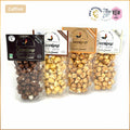 Pack Bio Popcorn Gourmet Cocoripop composé de popcorn beurre de cacahuète, caramel beurre salé, chocolat noir fleur de sel et noix de coco, assortiment de popcorns artisanaux bio fabriqués à Saint-Germain-du-Puy près de Bourges.