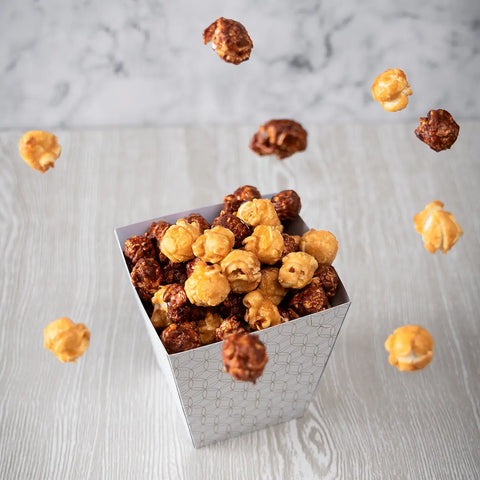 Popcorn gourmand caramel beurre salé bio Cocoripop, recette artisanale française.