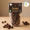 Popcorn français bio au chocolat noir 73 % et fleur de sel, médaillé d'Or aux Prix Épicures 2024, fabriqué artisanalement près de Bourges