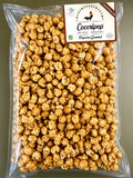 Popcorn gourmet bio caramel beurre salé en vrac fabriqué artisanalement à Saint-Germain-du-Puy près de Bourges.