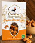 Pralines de noix de cajou caramélisées bio fabriquées artisanalement près de Bourges avec des noix de cajou biologiques torréfiées et un caramel réalisé en chaudron.