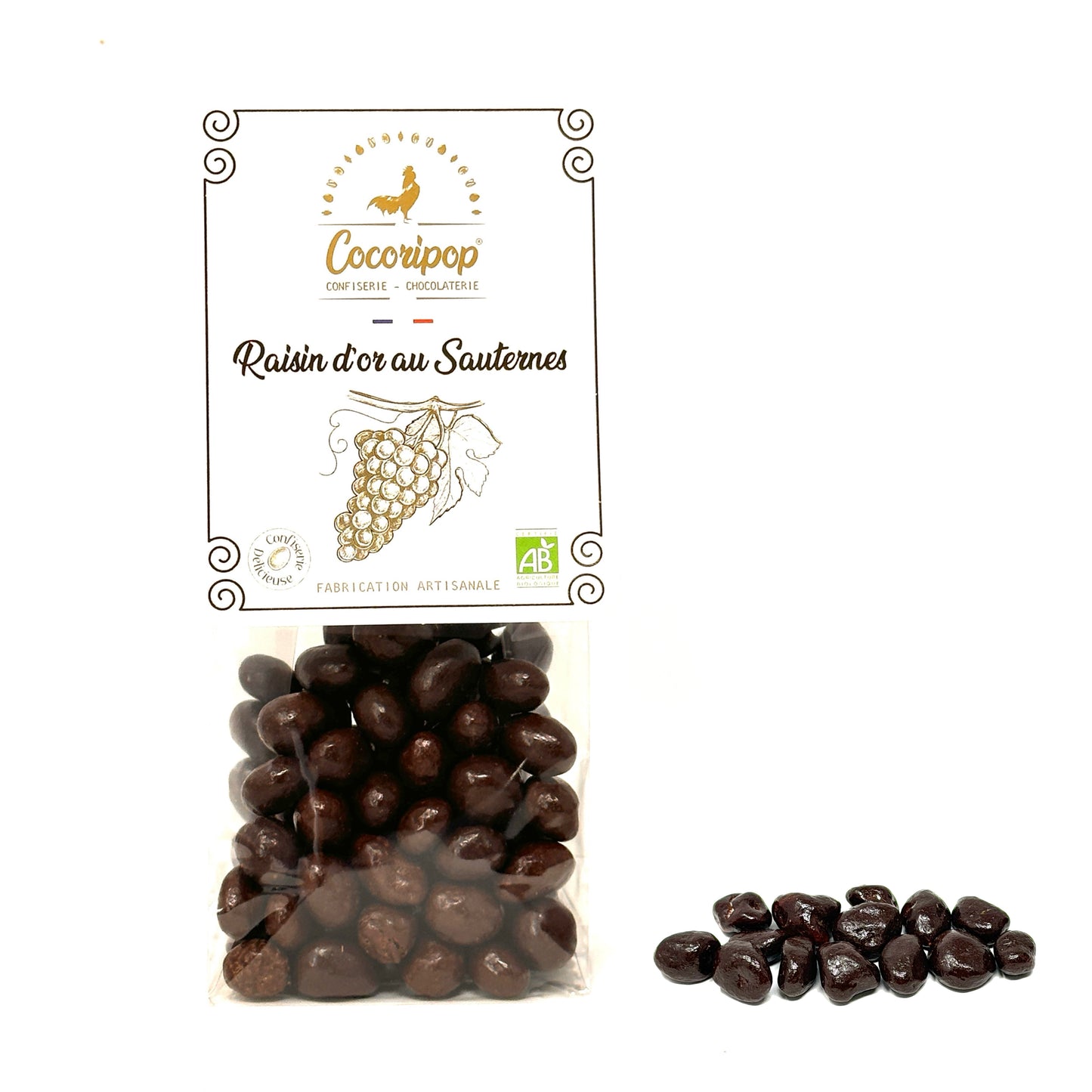 Raisin d’Or au Sauternes – Confiserie française bio & artisanale | Cocoripop Cocoripop