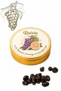 Raisins au chocolat noir et liqueur d’orange Cocoripop en boîte 30 g
