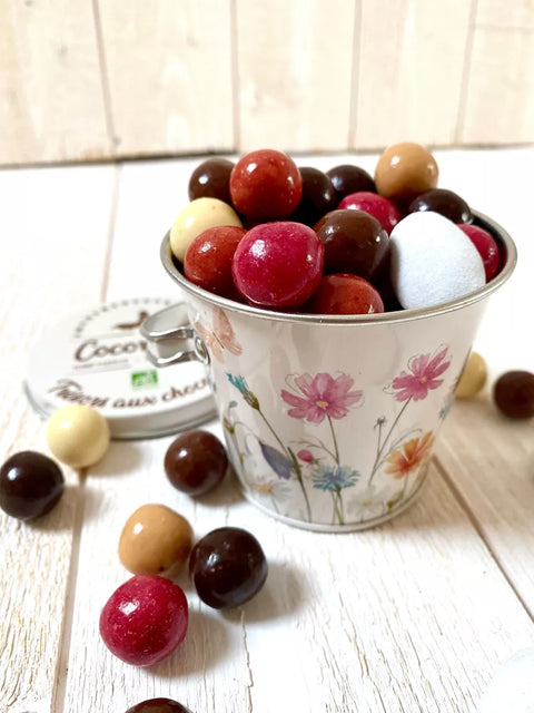 Seau chocolat Paques artisanal fabrique a Brecy pres de Bourges