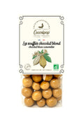 Billes soufflées au chocolat blond caramélisé bio fabriquées artisanalement à Brécy – Cocoripop